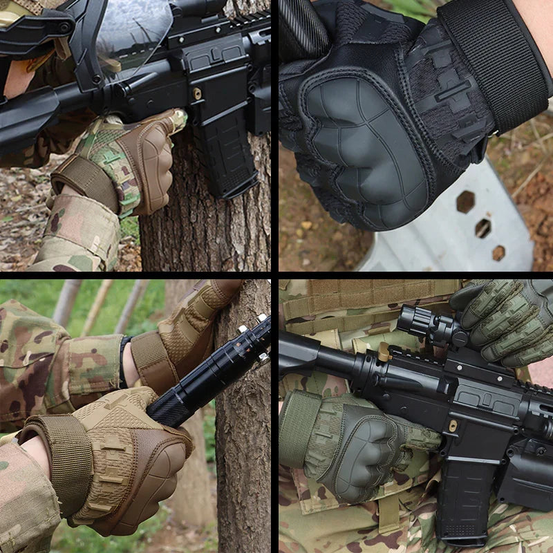 Tactical Gloves Hard Knuckle Military Grade for Shooting Riding