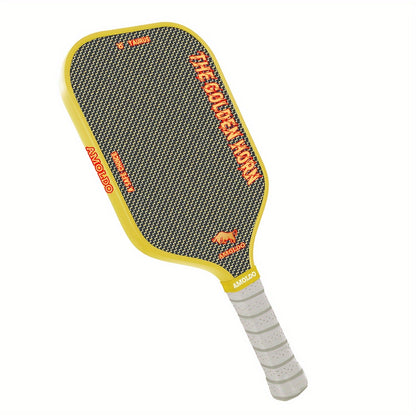 Titanium Pickleball Paddle 16mm Wire Woven Surface PP Honeycomb Core Hot Pressed Power Control Spin Pickleball Racket for Beginner Intermediate Advanced