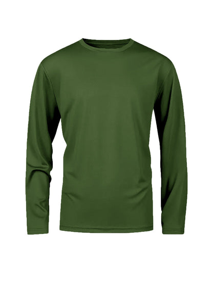 Men's Quick-Dry Sports Shirts 5-Pack - Long Sleeve