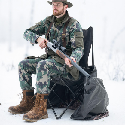 Hunting Blind Ground Blind for Deer Duck Turkey Hunting Single Person Pop Up Blind with Carrying Bag 44x36x53 In Camouflage Waterproof 150D Fabric Silent Half-Zipper Door