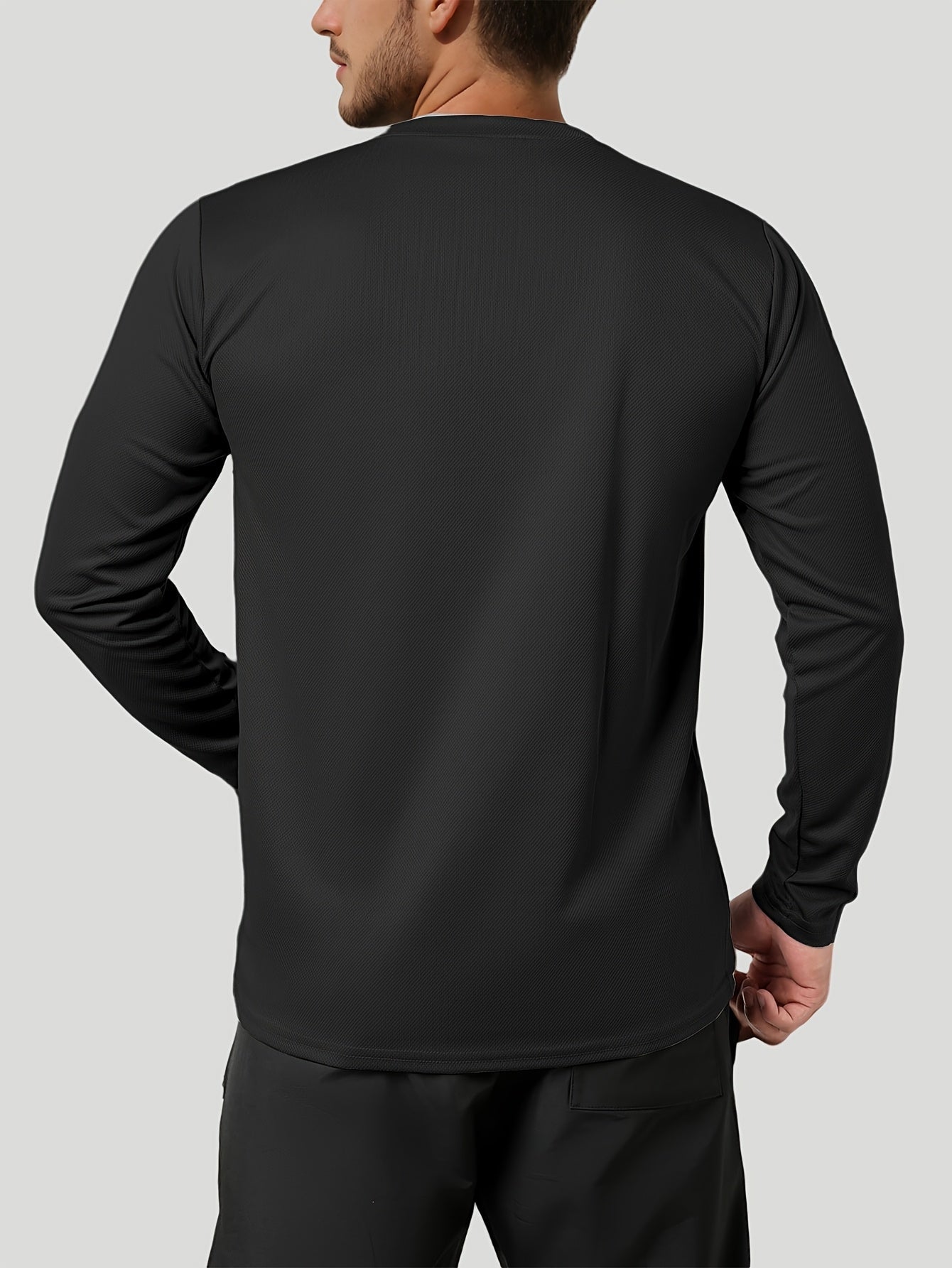 Men's Quick-Dry Sports Shirts 5-Pack - Long Sleeve