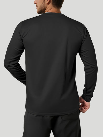 Men's Quick-Dry Sports Shirts 5-Pack - Long Sleeve