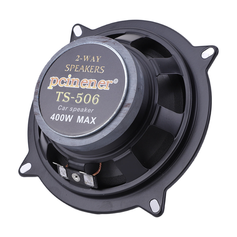 5 Inch Full Frequency Car Stereo Speaker 4 Ohms 2 Way Vehicle Audio Stereo Subwoofer 400W Full Range Frequency Auto Audio