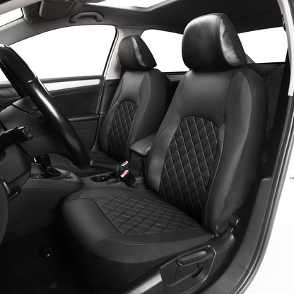 Universal Faux Leather Car Seat Covers Full Set Car Seat Covers Full Set Front Seats And Rear Bench, Universal Fit 5 Seat Covers For SUV, Automotive Truck, for Jeep, for Bmw, Scratch Proof, Car Accessories For Men And Women