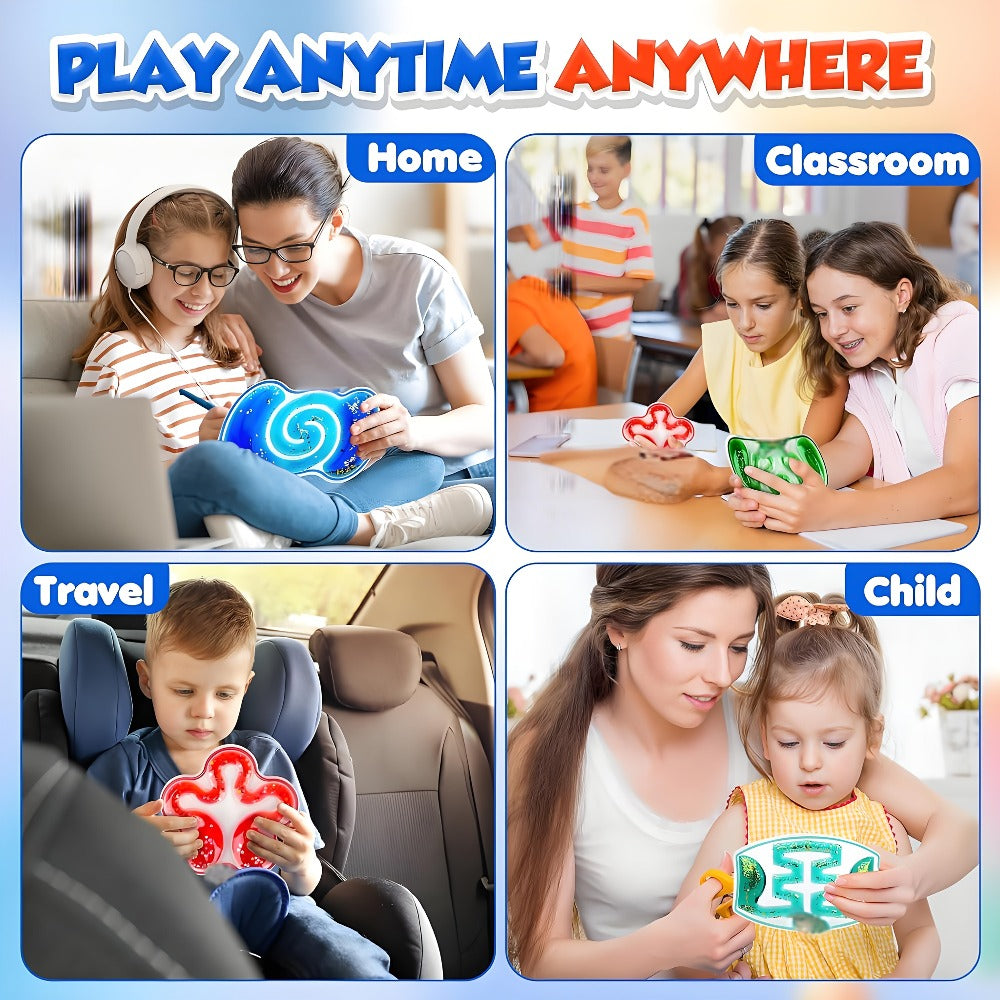 Sensory Squeeze Toys for Kids 8pcs – Stress Relief Fidget Toy Set, Squishy Sensory Pack for Classroom Rewards, Party Favors, Travel, Holiday Gift for Boys Girls