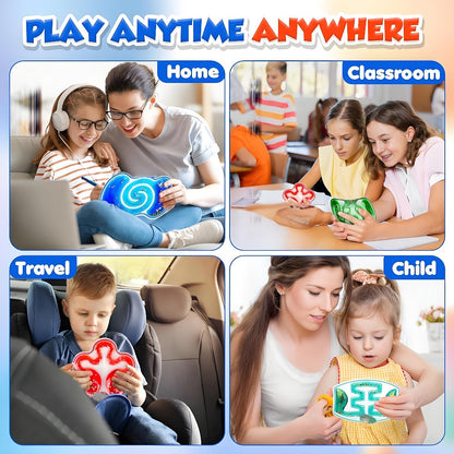 Sensory Squeeze Toys for Kids 8pcs – Stress Relief Fidget Toy Set, Squishy Sensory Pack for Classroom Rewards, Party Favors, Travel, Holiday Gift for Boys Girls
