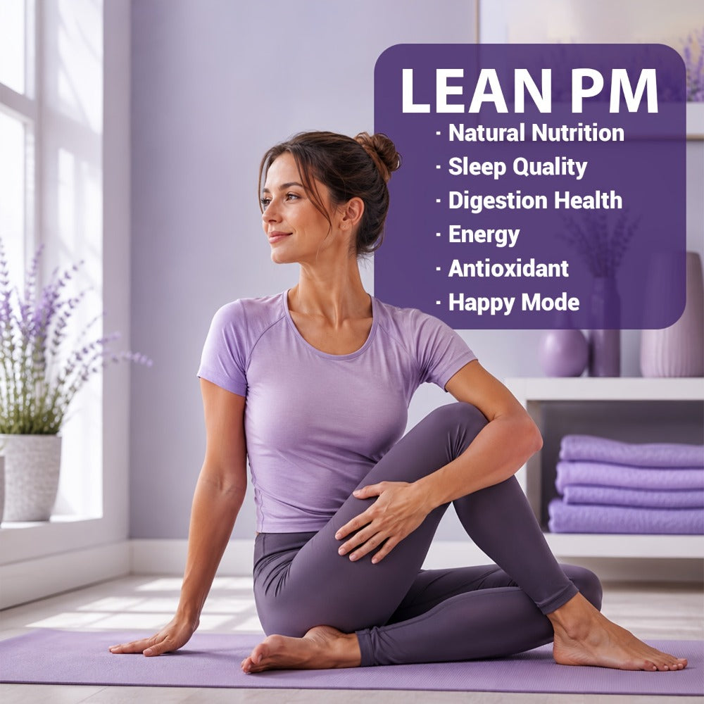 Sleep Gummies with Melatonin, Lemon Balm & Passionflower — Night Time Lean PM Formula | White Kidney Bean, Green Coffee | Relaxation, Restful Sleep & Nighttime Wellness | 60 Gummies