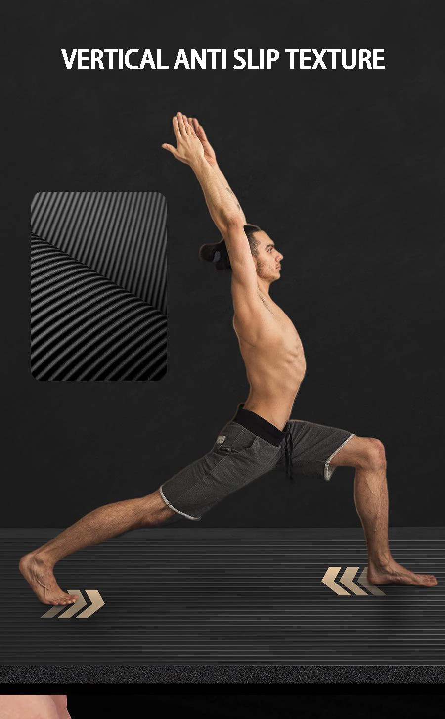 Extra Thick Yoga Mat 20mm – Extra Long 79 x 35 Inch Non-Slip Exercise Mat for Men, High-Density Cushioning for Pilates, Fitness, Stretching & Home Gym Workouts