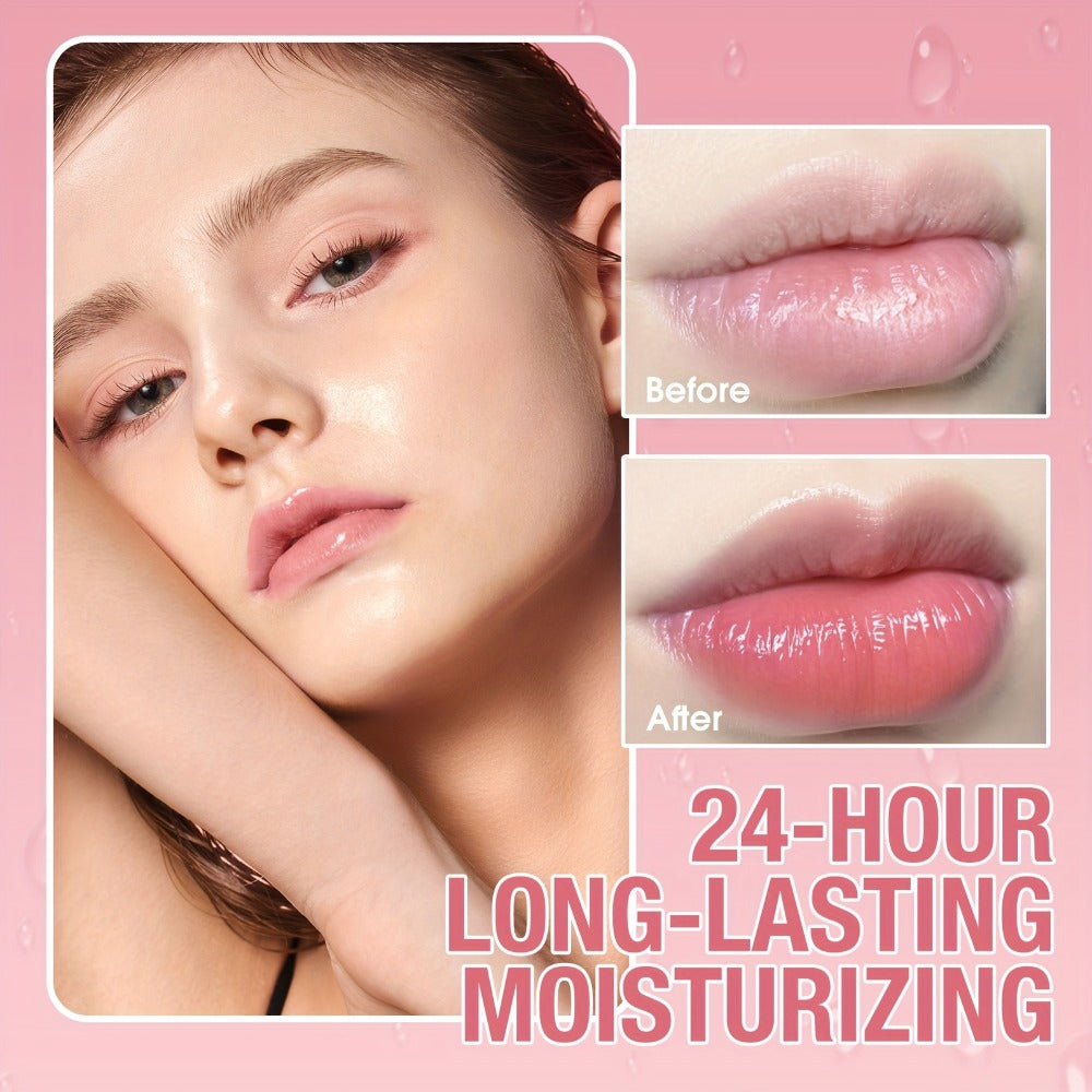Moisturizing Lip Balm Set 4pcs Waterproof with Vitamin E Oil & Plant Oils — Long-Lasting Nourishing Lip Care for Dry Chapped Lips, Lip Repair Gift Set for Women
