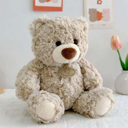 Giant Teddy Bear Stuffed Animal Plush Toy – Lifelike Soft Cuddly Bear Doll for Kids Adults Home Decor, Best Christmas Birthday Valentine Gift, Beige Brown