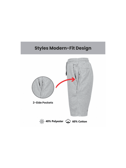 Men's Casual Shorts - Drawstring Waist With Pockets