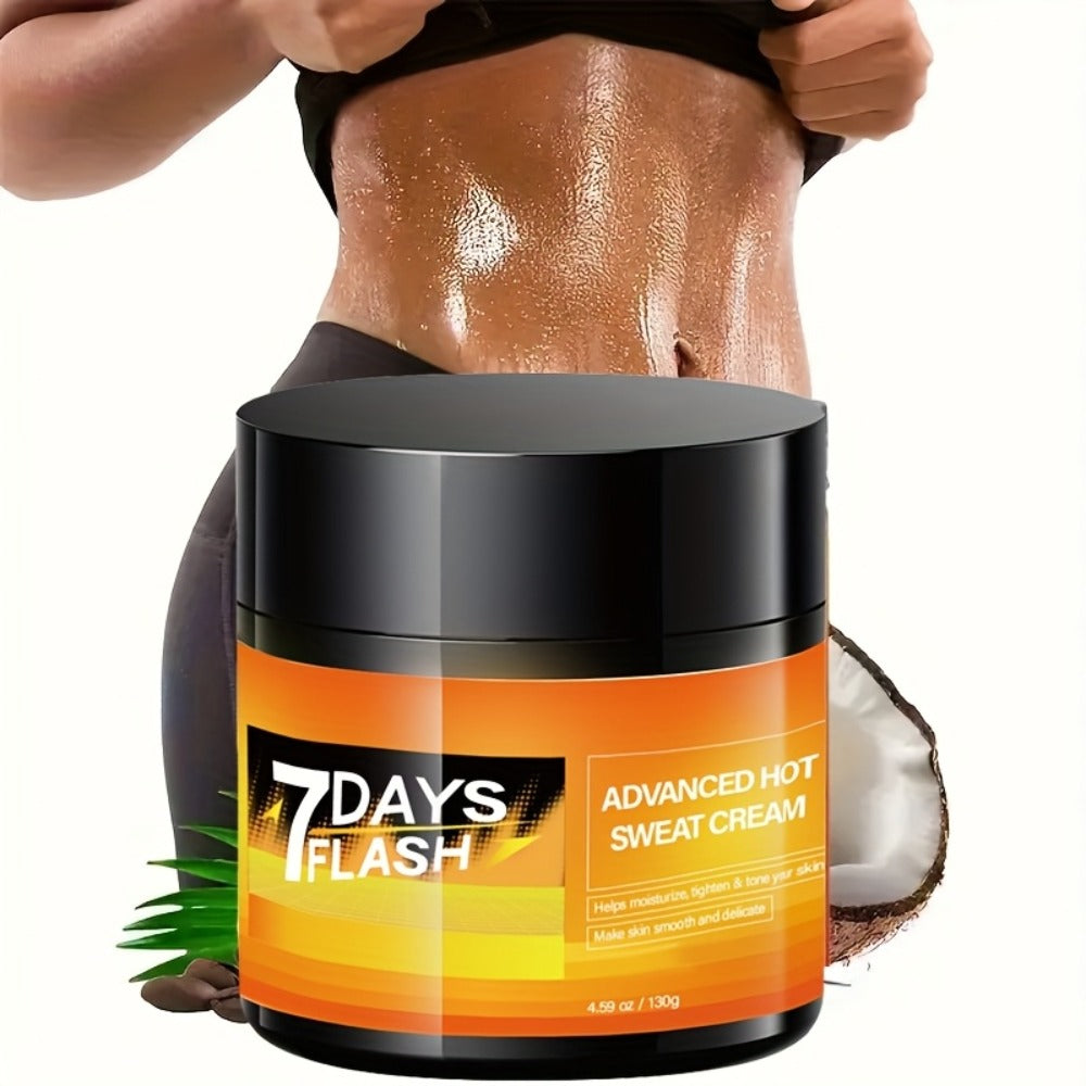 Caffeine Firming Cream 202g Warming Effect Body Slimming Tightening Lotion - Belly Arms Legs Thighs Buttocks Workout Enhancer Anti-Cellulite Vitamin E Formula Women