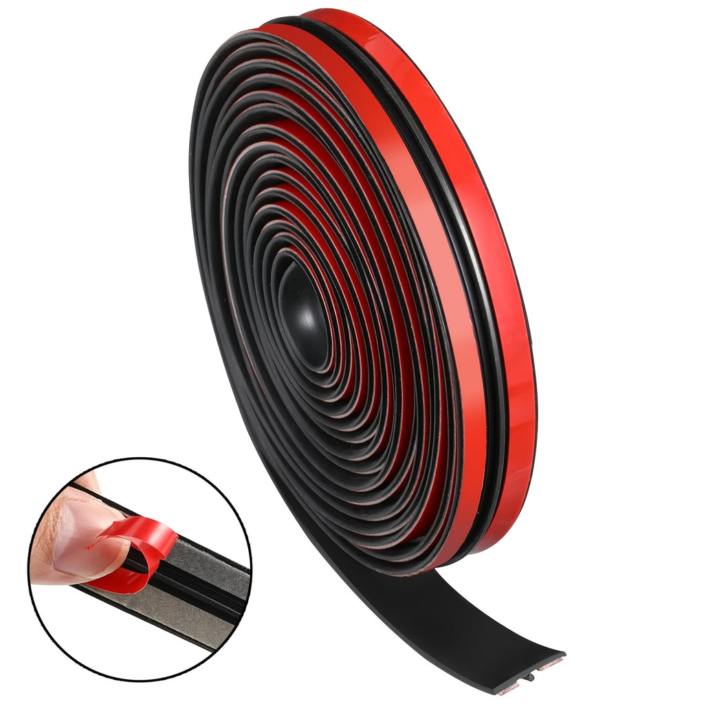 3pcs Premium Rubber Windshield T-Seal Strip, Total 30ft/354inch Windshield Trim Stripping Car Weatherstriping - Noise Reduction, High Quality, Vehicle Weatherproofing | for Car Windshield, Sunroof & Rear Window Sealant, Fits Most Cars