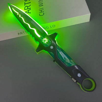 LED Light-Up Katana Toy Sword – Anime Cosplay Prop for Kids & Teens, Glowing Samurai Ninja Sword, Halloween Party Photo Prop, Blue Red Yellow Green, 11.8in 30cm