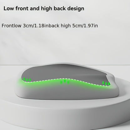 Memory Foam Seat Cushion with Adjustable Hip & Lumbar Support, Ergonomic Car Seat Pad for Long-Distance Driving, Office Chair & Home Use, Portable Polyester Knit Cover, Random Color