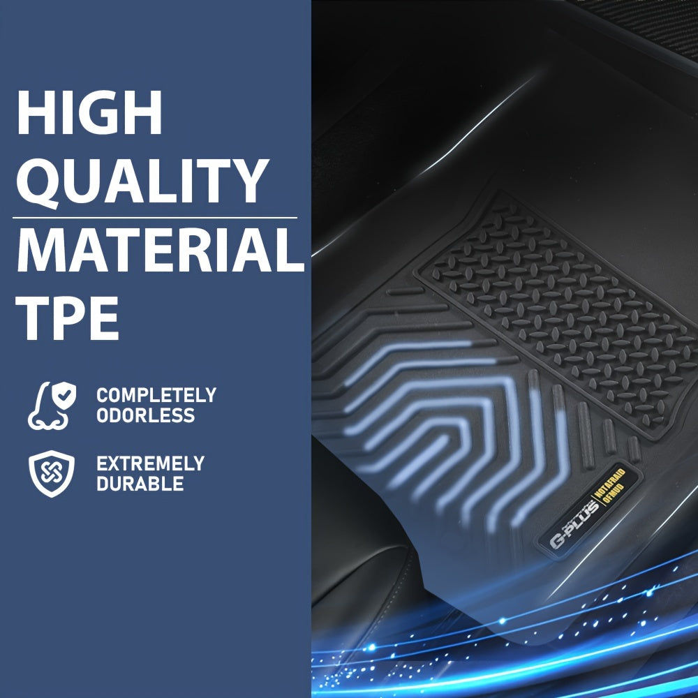 Floor Mats TPE Double Cab All Weather Rubber Liners Fit For Toyota For Tacoma 05-15