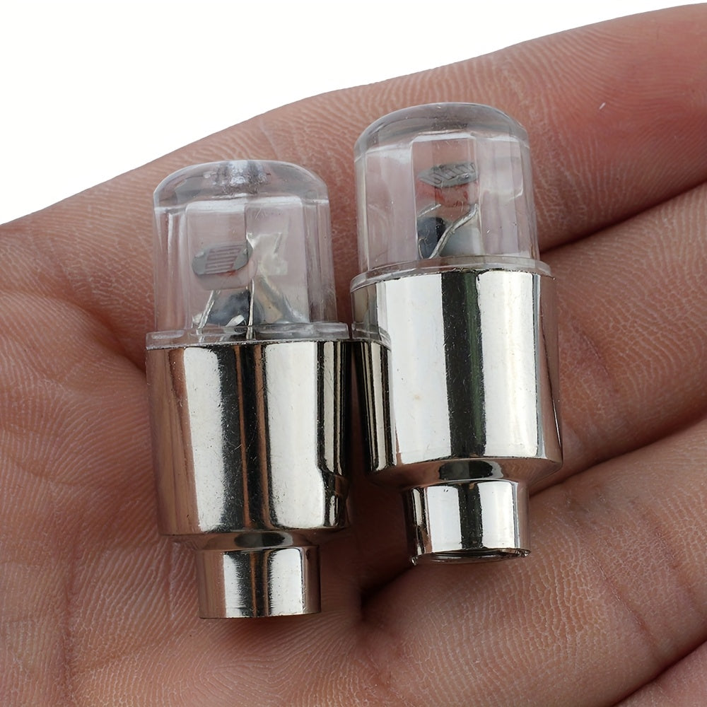 12pcs Colorful Wheel Light Cap Car Tire Valve Core
