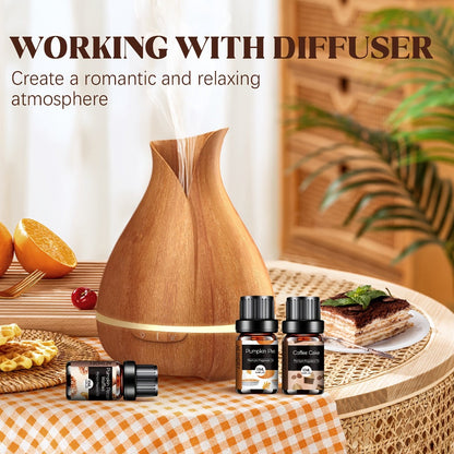 Essential Oil Gift Set 14pcs – Bakery, Fruity & Floral Fragrance Oils for Diffuser & Candle Making | Valentine's Day, Birthday & Holiday Gift