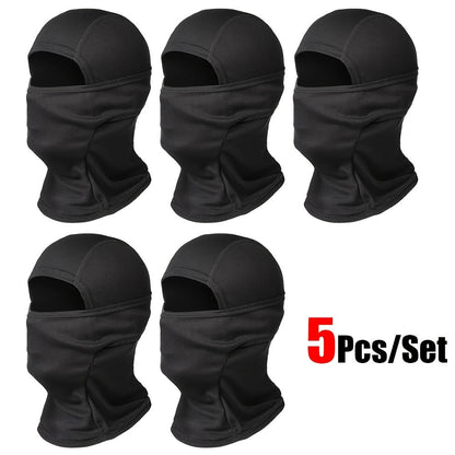 5-Pack Neck Gaiter Face Mask for Men & Women – UV Protection Balaclava Headscarf for Running, Hiking, Fishing, Cycling, Skiing & Outdoor Sports (11 Pattern Sets)