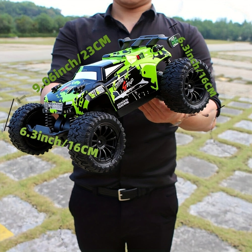 RC Off-Road Truck for Kids 2.4GHz Dual Drive Twin Motor – All-Terrain Anti-Slip Tires Remote Control Car, Sturdy Durable Boys Gift Ages 3 4 5 6 7 Birthday Easter Christmas