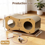 Large size/Oak Color+Cat Toy