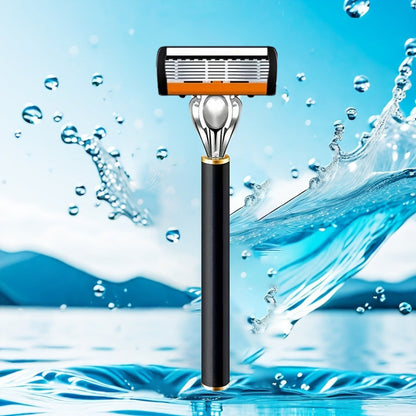 Safety Razor Set with Replacement Blades – Anti-Slip Metal Handle, Contour Fitting, Fully Washable Shaving Kit for Men | 24 or 36 Blades