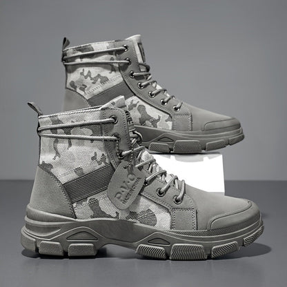 Men's Boots - Non-Slip Sole Lace-Up for Outdoor & Travel 318693