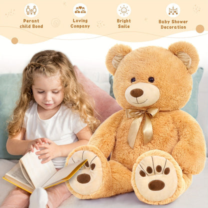 Giant Teddy Bear Brown XXL – Oversized Soft Cuddly Stuffed Animal Plush Toy, Valentine's Day Gift for Girlfriend Her Him, Birthday Baby Shower Kids Girls Large Bear Room Decoration