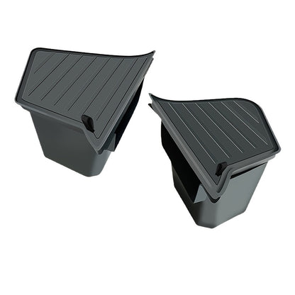 Suitable for Tesla'S New Model Y Juniper 2025, Left And Right Side Storage Box with Lid, Trunk Storage Box, Side Storage Box, Stylish And Easy, Sturdy And Durable, Automotive Additions