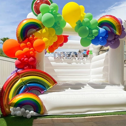 Balloon Arch Kit 422 Pcs Rainbow Matte Latex Balloons in 4 Sizes 5" 10" 12" 18" – DIY Balloon Garland for Birthday Baby Shower Wedding Bridal Shower Graduation & Holiday Party Decorations