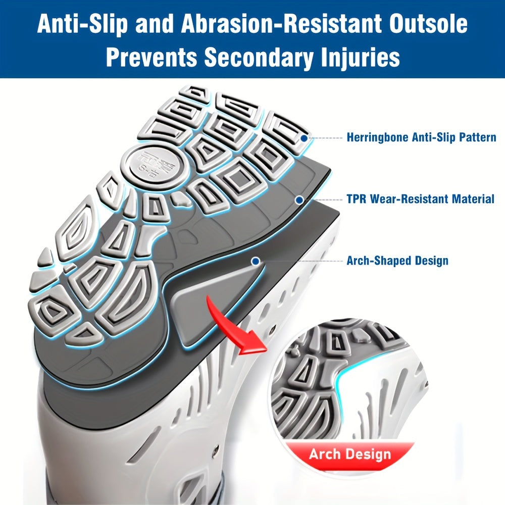Dual Airbag Ankle Support Brace Adjustable Compression Left Right S L