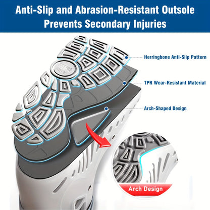 Dual Airbag Ankle Support Brace Adjustable Compression Left Right S L