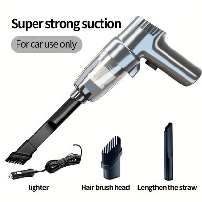 Handheld Car Vacuum Cleaner Corded - 3KPA Powerful Suction, 3M Power Cord, Lightweight Portable Auto Vacuum for Cars Trucks & Home, Single-Point Exhaust, No Battery Needed, 5 Colors