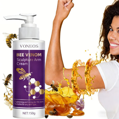 Body Firming Cream Bee Venom Sculpture Tightening Lifting — Moisturizing Anti-Sagging Anti-Aging for Arms Abdomen Thighs Buttocks Skin Elasticity Fast-Acting Women 1pc 2pcs
