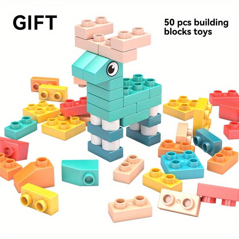 Kids Building Block Table & Chair Set with Storage Boxes – 16.5" x 12.6" All-in-One ABS Brick Play Activity Station for Toddlers Boys & Girls, Best Birthday Christmas Holiday Gift Ages 3+