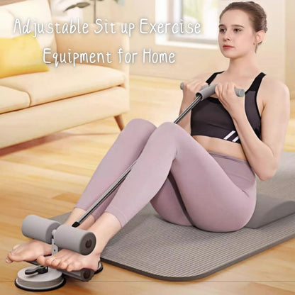 Adjustable Ab Trainer Sit-Up Assistant Device – Abdominal Exercise Equipment for Home Gym, Core Strength Training Aid for Men & Women, Unisex Workout Tool, Available in Black & Pink