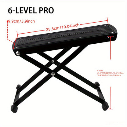 Adjustable Pedicure Footrest Stand 4-6 Level Non-Slip Portable Foot Rest for Nail Care – Professional Manicure Pedicure Tool for Salon & Home Use, Thickened Widened Pro Version Available