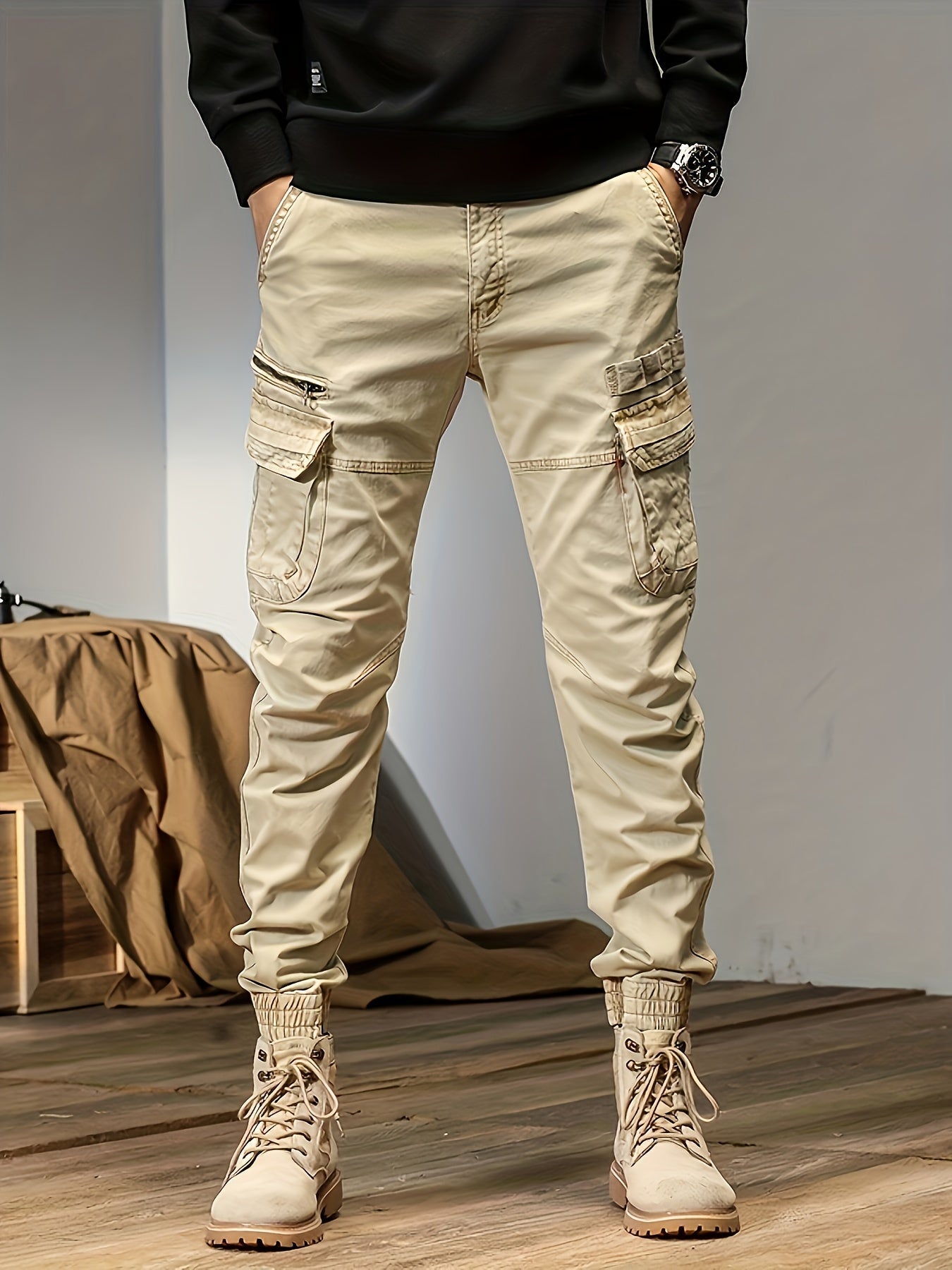 Men's Cargo Pants - Multi Pocket Travel Style