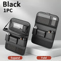 1/ 2pcs Faux Leather Car Backrest Organizer with Foldable Table Holder, Car Seat Backrest Protection Pad, And Foldable Car Seat Organizer with Tablet Stand