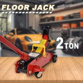 Easy-to-use 2-ton Heavy-duty Jack, Hydraulic Low-profile Car Service Jack, Includes Storage Bag
