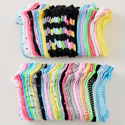 Women's Cute Print Socks - 20-Pair Pack