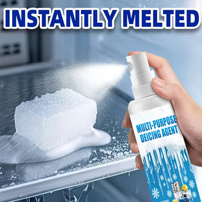 Refrigerator And Freezer De Icing Agent - Fast Ice Melting And Anti Freezing Solution | Suitable for Household And RV Refrigeration Equipment
