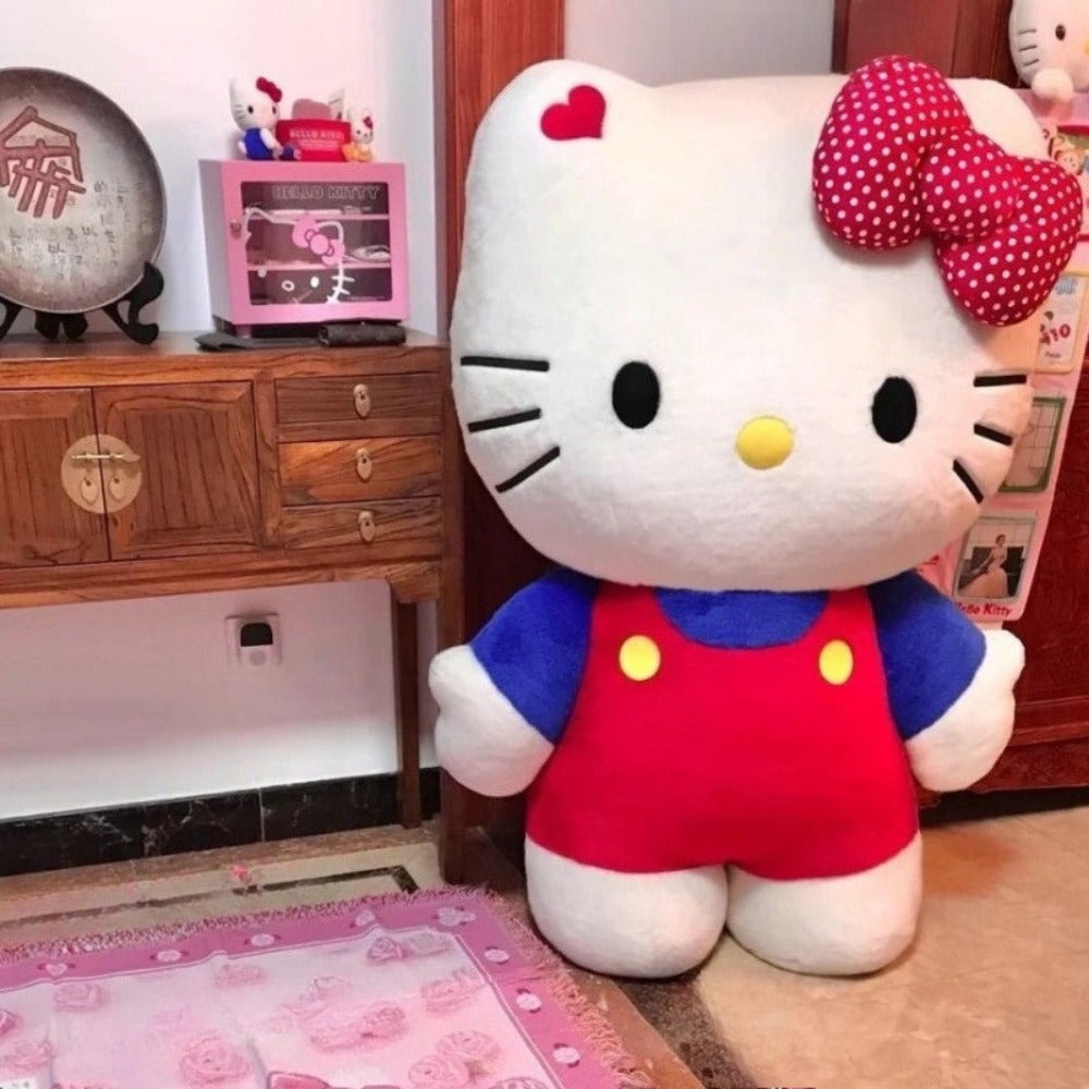Hello Kitty Large Plush Doll 16 Inch 40cm Sanrio Kawaii Stuffed Animal Oversized Pillow Soft Toy Collectible Birthday Christmas Gift for Girls Teens
