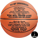 To My Grandson-Brown