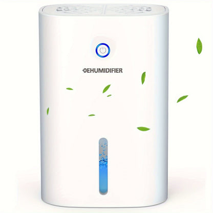 Dehumidifier for Home 215 Sq Ft | Quiet Portable 27oz Peltier Mini Dehumidifier with Auto Shut-Off for Bedroom, Bathroom, Basement, Closet, Kitchen & RV | Keeps Humidity Below 45% | White