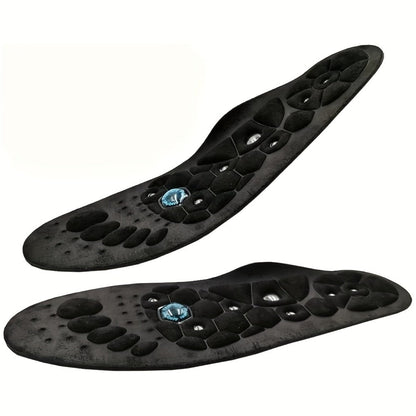 PU Massage Insoles Acupoint Arch Support – Breathable Sports Sole Buffer, Foot Reflex Comfort Insole for Men & Women, 3 Sizes