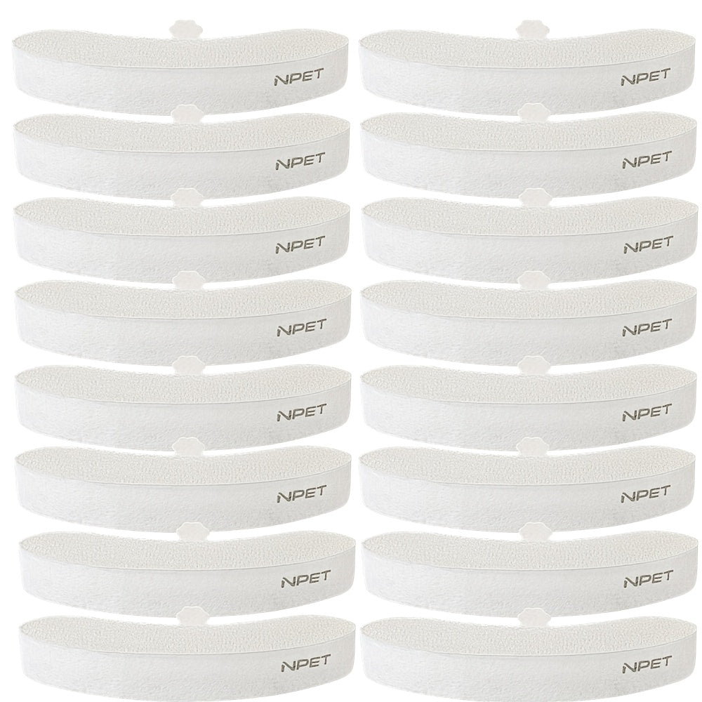 NPET DF10 Pet Water Fountain Replacement Filters – Multi-Pack Activated Carbon Filter Cartridges for Dog & Cat Water Fountain, Removes Odors & Impurities, Replace Every 4–6 Weeks | 4 / 12 / 16 / 20 / 24 Pack