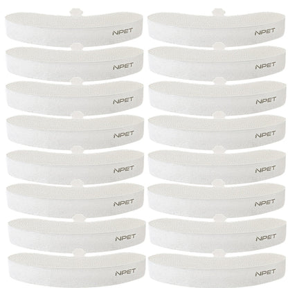NPET DF10 Pet Water Fountain Replacement Filters – Multi-Pack Activated Carbon Filter Cartridges for Dog & Cat Water Fountain, Removes Odors & Impurities, Replace Every 4–6 Weeks | 4 / 12 / 16 / 20 / 24 Pack
