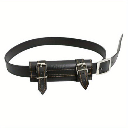 Samurai Sword Belt Holder – Japanese Katana Waist Holster for Anime Cosplay, Medieval Costume Prop, Real-Size Sabre Sleeve Carrier for Adults, Black & White
