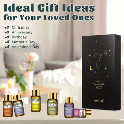 Essential Oil Kit 15pcs – 5ml Aromatherapy Gift Set for Diffuser, Humidifier & Candle Making | Mother's Day, Christmas, Valentine's Day Gift